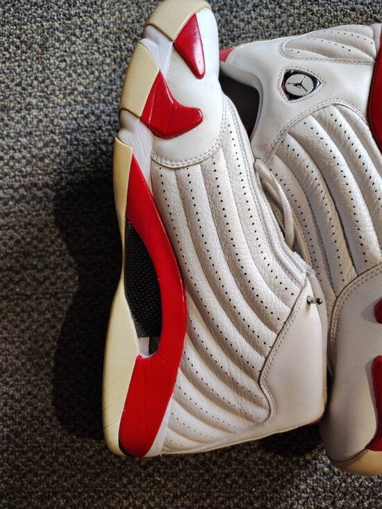 Size 12 - Air Jordan 14 Retro 2012 Candy, Cane Box Not Included main image 14